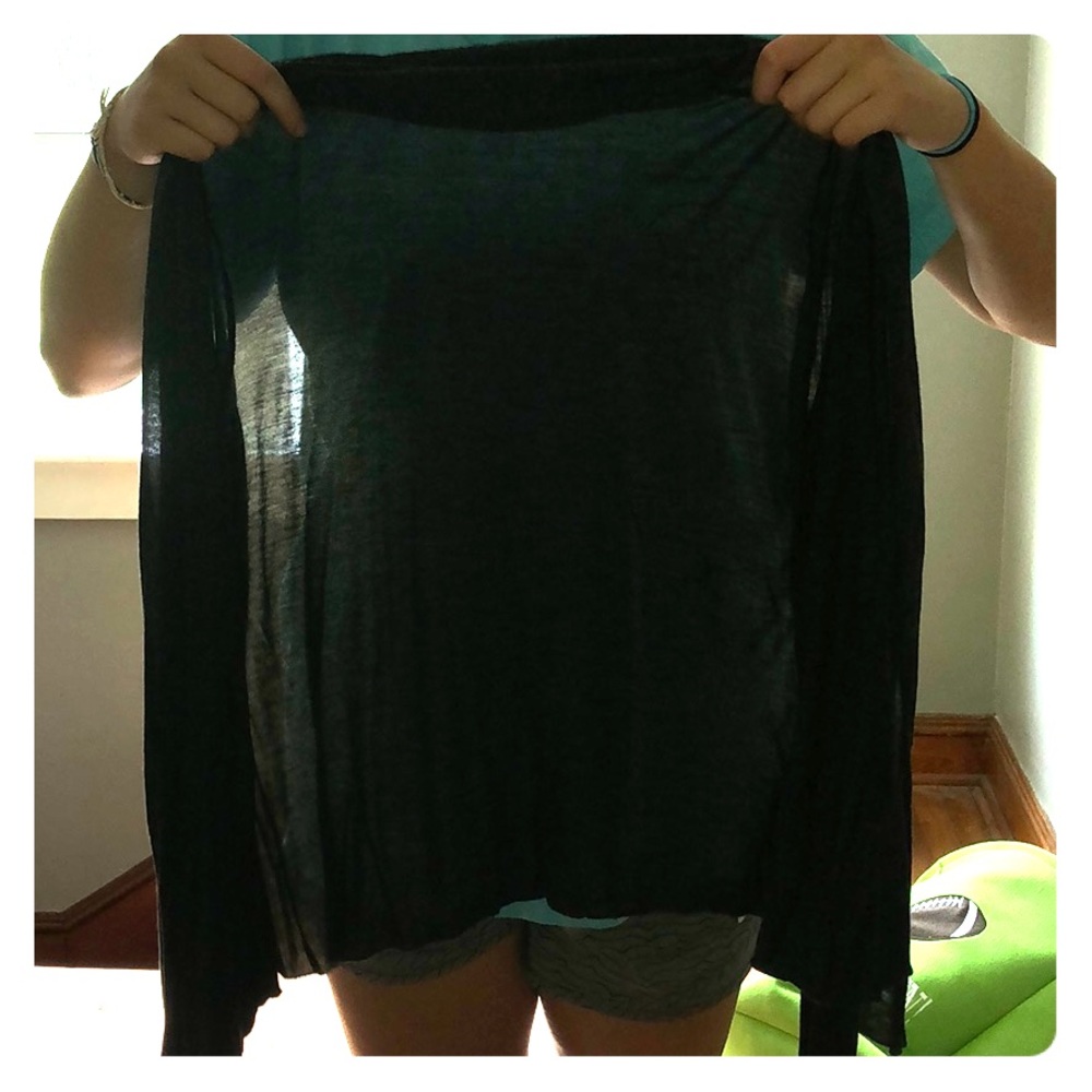 dark heather long sleeve sweater